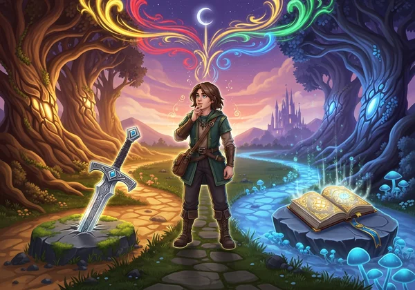 Person reflecting on their unique identity